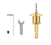 Forets à tige de 8 mm - Forets coniques - Outil de travail du bois avec clé hexagonale - Outil de travail du bois - Tige réglable