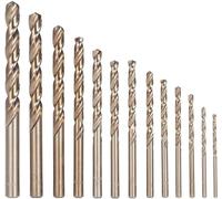 Forets acier inoxydable - HSSE - Co5 DIN 338 - Forets à métaux - Forets au cobalt 3 mm 10 pièces