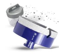 Forets Carrelage Diamant 100mm Scie Cloche Diamantée Trépans de Forage Avec Brasé Sous Vide et Filetage M14 pour Granit Porcelaine Céramique Marbre, pour Meuleuse d'angle