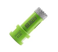 Forets Carrelage Diamant 20mm - FACHLICH Brasé Sous Vide et Trépans avec Filetage M14 pour Perçage à sec en Porcelaine Carrelage Granit Marbre