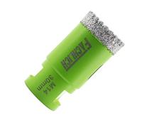 Forets Carrelage Diamant 30mm - FACHLICH Brasé Sous Vide et Trépans avec Filetage M14 pour Perçage à sec en Porcelaine Carrelage Granit Marbre