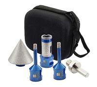 Forets Carrelage Diamant 6/6mm - BRSCHNITT 20mm&50mm Trépan de Fraisage Diamantée avec Filetage M14 pour Perçage à sec en Porcelaine Carrelage Granit Marbre…