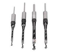 Forets Carrés Bois Acier Alliage, 4 Tailles 1/4" à 1/2" - Durabilité Élevée, Perçage Précis pour Ébénisterie et Assemblages
