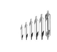 Forets centraux Foret à centrer combiné HSS type A type B 60 degrés M35 Fraises à chanfreiner Jeu de forets d'angle 1-10 mm Foret à métal en carbure(A type 6mm-150mm)