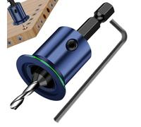 Forets de contre-évier, de contre-évier - Jeu de forets de menuiserie Combo de forets coniques - Forets de fraisage réglables Accessoires d'outils pour professionnels