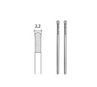 Proxxon Fraise diamantée 2228232 Boule 2,2 mm (2 unités)
