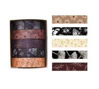 Forêts Empreinte Plante Washi Tape Décoratif Compte à Main Artiste pour Scrapbooking Décoration Décoratif Rétro Washi Forêts de Masquage Artiste Imprimante Plantes