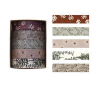 Forêts Empreinte Plante Washi Tape Décoratif Compte à Main Artiste pour Scrapbooking Décoration Décoratif Rétro Washi Forêts de Masquage Artiste Imprimante Plantes
