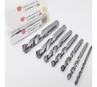 Forets en carbure pour gaucher avec tige droite conçus pour un traitement propre des trous et une décharge efficace des copeaux (8 mm)