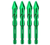 Forets excentriques 6/8/10/12 mm, perçage rapide et précis pour un positionnement parfait sur les carreaux de céramique, perceuse en céramique pour projets