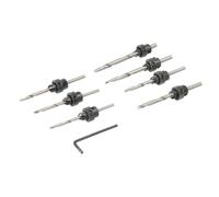 Forets fraiseurs coffret 7 pièces 3-6mm Silverline 273222