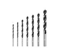 Forets hélicoïdaux, foret à métal, 7 forets for le travail du bois haute résistance avec point central de 3 mm/5 mm diamètre for ensemble