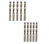 Forets hélicoïdaux, foret à métal, acier rapide hélicoïdal HSS-Co 5%, 10 pièces M35 1,0~4,9 mm for acier inoxydable, fonte, métal dur(Diameter: 3.4mm)