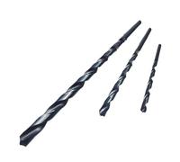 Forets hélicoïdaux longs HSS M2 en oxyde noir, 0,5 à 3,2 mm, 80/100/120 mm, for le travail des métaux, l'acier allié, la fonte, 10/20 pièces(0.7x100mm 20pcs)