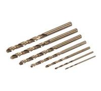 forets hss m35 cobalt 5% de 1.5 à 6 mm coffret de 7 forets -