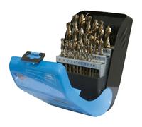FORETS HSS M35 COBALT 5% de 1 à 13 mm COFFRET DE 25 FORETS