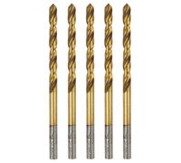 Forets HSS meulés Erbauer 2,5 x 57mm, lot de 5