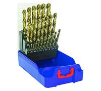 Forets métal HSS-E5 Cobalt 5 % Tivoly Technic Ø 1 à 13 mm - Coffret de 25 pièces