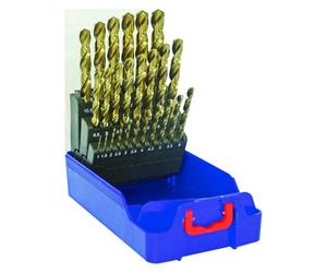 Forets métal HSS-E5 Cobalt 5 % Tivoly Technic Ø 1 à 13 mm - Coffret de 25 pièces