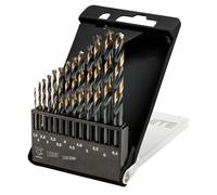 Forets métalliques HSS-CNC, 124°, "Pro-Tec", 1,5 - 6,5 mm, lot de 13 pièces