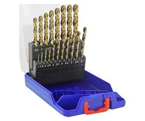 Forets métaux HSS-E5 Cobalt 5 % Tivoly Technic Ø 1 à 10 mm - Coffret de 19 pièces