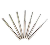 Forets, Poinçonnage, Têtes de ponçage Longueur de Perle de Perle de Jade de Jade de Perçage de Cire d'aiguille de Perçage de l'outil 0.8mm 1.0MM 1.2MM 1.5MM 1.8MM 2.0MM 2.5MM de