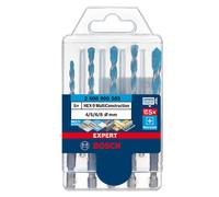 Forets polyvalents BOSCH 2608900585 HEX-9 Multi Construction, set de 5 pièces