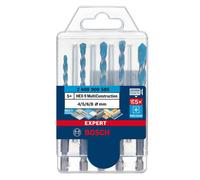 Forets polyvalents - BOSCH - HEX-9 - Set de 5 pièces - Précision 5x - Acier