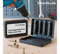 Forets pour extraire vis endommagées - INNOVAGOODS - Pack de 4 - Acier trempé - 5 cm de longueur