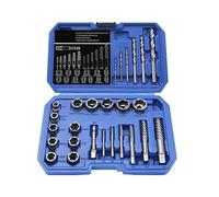 Forets pour outils de réparation de bricolage, extracteur de boulons avec adaptateur hexagonal, extracteur d'écrous cassés, extracteur de vis dénudées