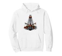 Foreur De Puits D Eau Chercheur Vintage Retro Forage Sweat à Capuche