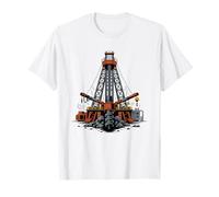 Foreur De Puits D Eau Chercheur Vintage Retro Forage T-Shirt