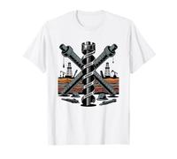 Foreur De Puits D Eau Conducteur Foreuse Equipe Forage T-Shirt