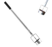 Foreuse pour bulbes et paillis, en acier inoxydable, réglable, outil pour la suppression des mottes, pour planter des serres, entretien de la pelouse et travaux de jardin