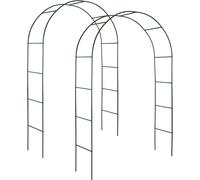 Forever 2 arc de roses 240x140x38cm métal pergola treillis treillis arc de porte /vert