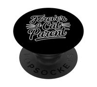Forever A Cat Parent PopSockets PopGrip Adhésif