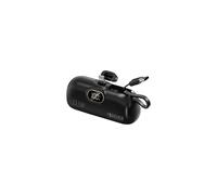 - Batterie De Secours 5 000 Mah Ultra Compacte Avec Connecteur Lightning Et Cable Usb-c - Noire