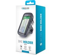 Support De Vélo Forever BH-100 Noir Étanche XL (5,7") Pour Smartphones