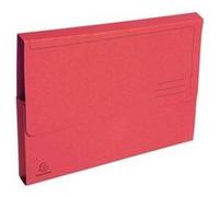 Exacompta - Réf. 47675E - Paquet de 50 chemises Poche avec soufflet de 32 mm Forever® 290 g/m² - chemises 100% recyclées et certifiées Ange Bleu - dimensions 24 x 32 cm pour format A4 - couleur rouge