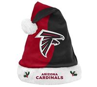 Forever Collectibles Atlanta Falcons 2017 NFL Basic Logo Plush Christmas Santa Hat Chapeau
