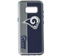 Forever Collectibles Coque Samsung Galaxy S8 Dual Hybrid Bold - NFL Los Angeles Rams