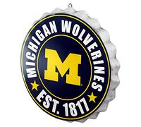 Forever Collectibles FOCO NCAA Bottlecap Panneau Mural, Mixte, BTCPNC16SGNMI, Michigan Wolverines, Taille Unique