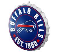 Forever Collectibles FOCO NFL Bottlecap Panneau Mural, Mixte, BTCPNF16SGNBB, Buffalo Bills, Taille Unique