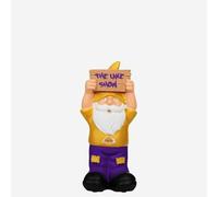 Forever Collectibles NBA Los Angeles Lakers Slogan Sign Mini Nain de Jardin, Jaune