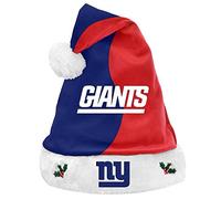 Forever Collectibles New York Giants 2017 NFL Basic Logo Plush Christmas Santa Hat Chapeau