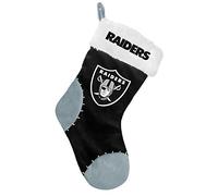 Forever Collectibles Oakland Raiders 2017 NFL Basic Logo Plush Christmas Stocking
