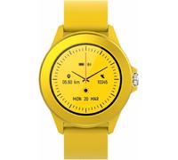 Forever Colorum CW-300 Smartwatch Tracker étanche IP68 fonction multi-sport bracelet montre Bluetooth, notifications de l'application, contrôle de la musique pour Android iOS Jaune