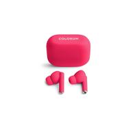 FOREVER COLORUM TWS Ecouteurs Bluetooth sans Fil Magenta - Écouteurs Basses Puissantes - Ecouteur Bluetooth avec Microphone - Port USB-C pour Charge Rapide - Écouteur Compatible Android et iOS