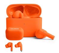 FOREVER COLORUM TWS Ecouteurs Bluetooth sans Fil Orange - Écouteurs Basses Puissantes - Ecouteur Bluetooth avec Microphone - Port USB-C pour Charge Rapide - Écouteur Compatible Android et iOS