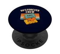 Forever Crew Ruban Cassette rétro 90's pour Amateur de Musique PopSockets PopGrip Adhésif